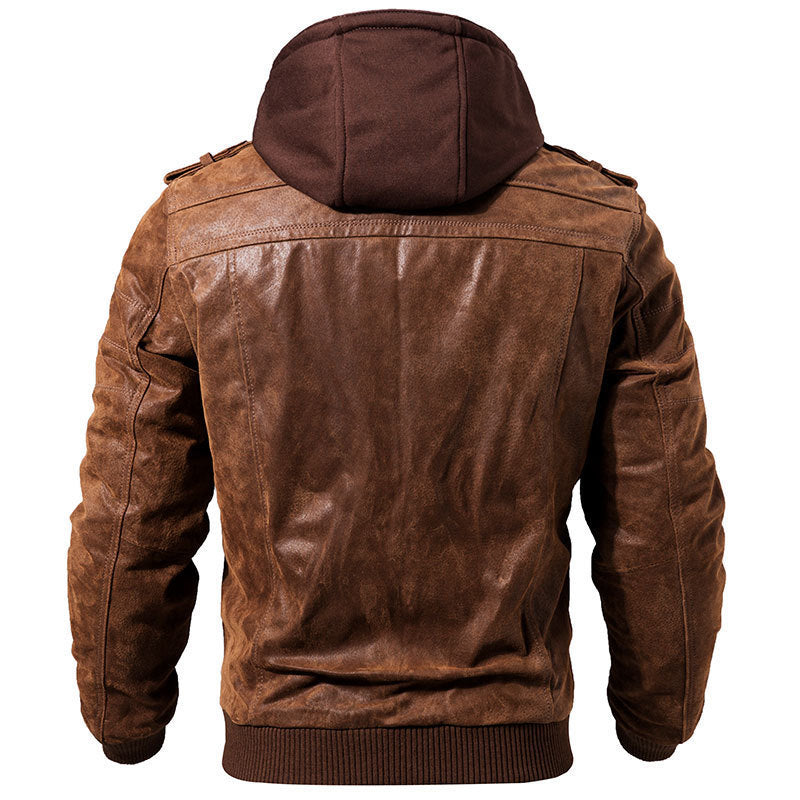 Winter Fashion Leather Slim Fit Oblique Zipper Jacket Best Fit For Bikers And Casual Use