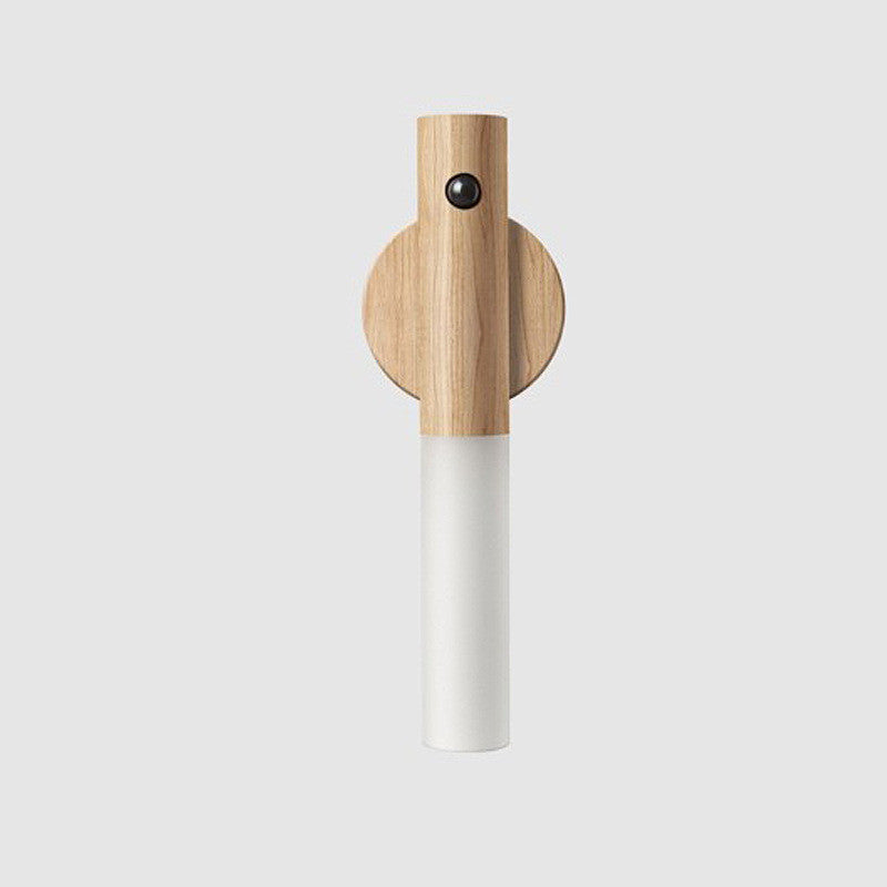 Auto LED Magnetic Wood Motion Sensor Night Light