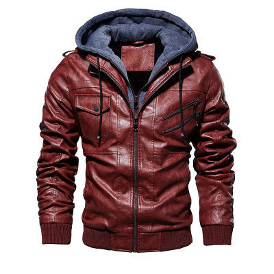 Winter Fashion Leather Slim Fit Oblique Zipper Jacket Best Fit For Bikers And Casual Use