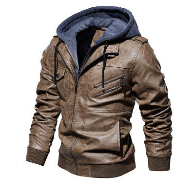 Winter Fashion Leather Slim Fit Oblique Zipper Jacket Best Fit For Bikers And Casual Use