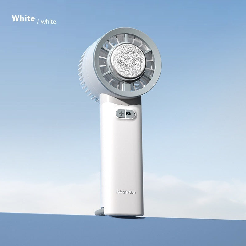 2024 Summer Mini Portable Ice Cold Fan Generation Brushless Motor Wind High Speed Duct Fans