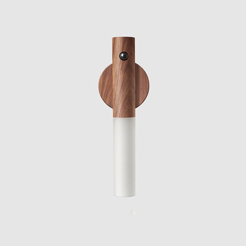 Auto LED Magnetic Wood Motion Sensor Night Light
