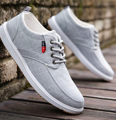 Men Casual Summer Canvas Breathable Shoes