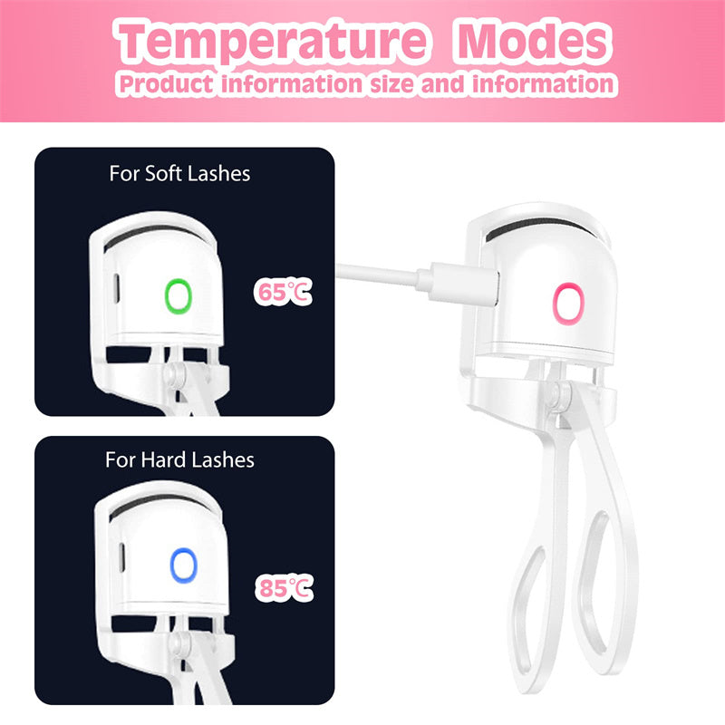 Rechargeable USB charging Heated Eyelash Curler