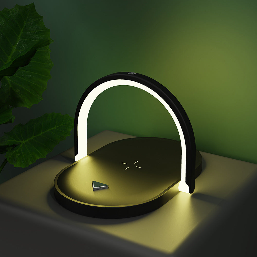 Foldable Night Light With Wireless Charging Station 15W Fast Charging