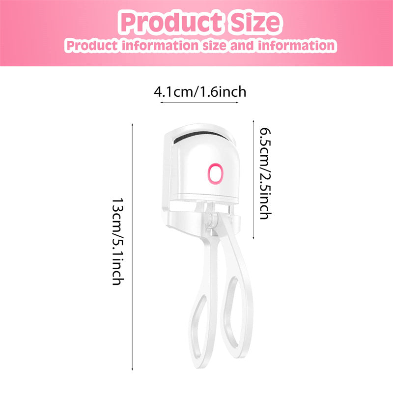 Rechargeable USB charging Heated Eyelash Curler