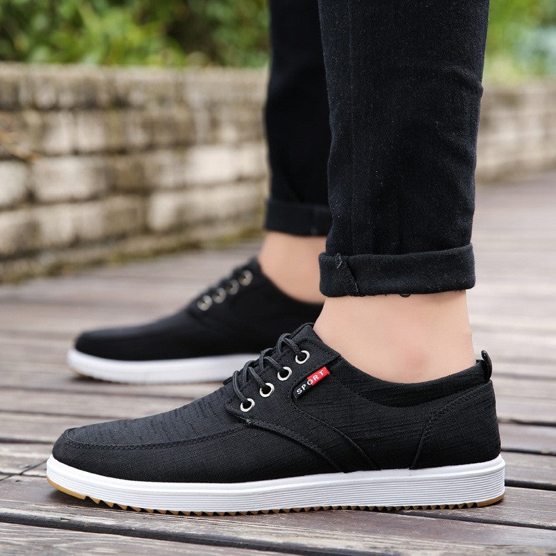 Men Casual Summer Canvas Breathable Shoes