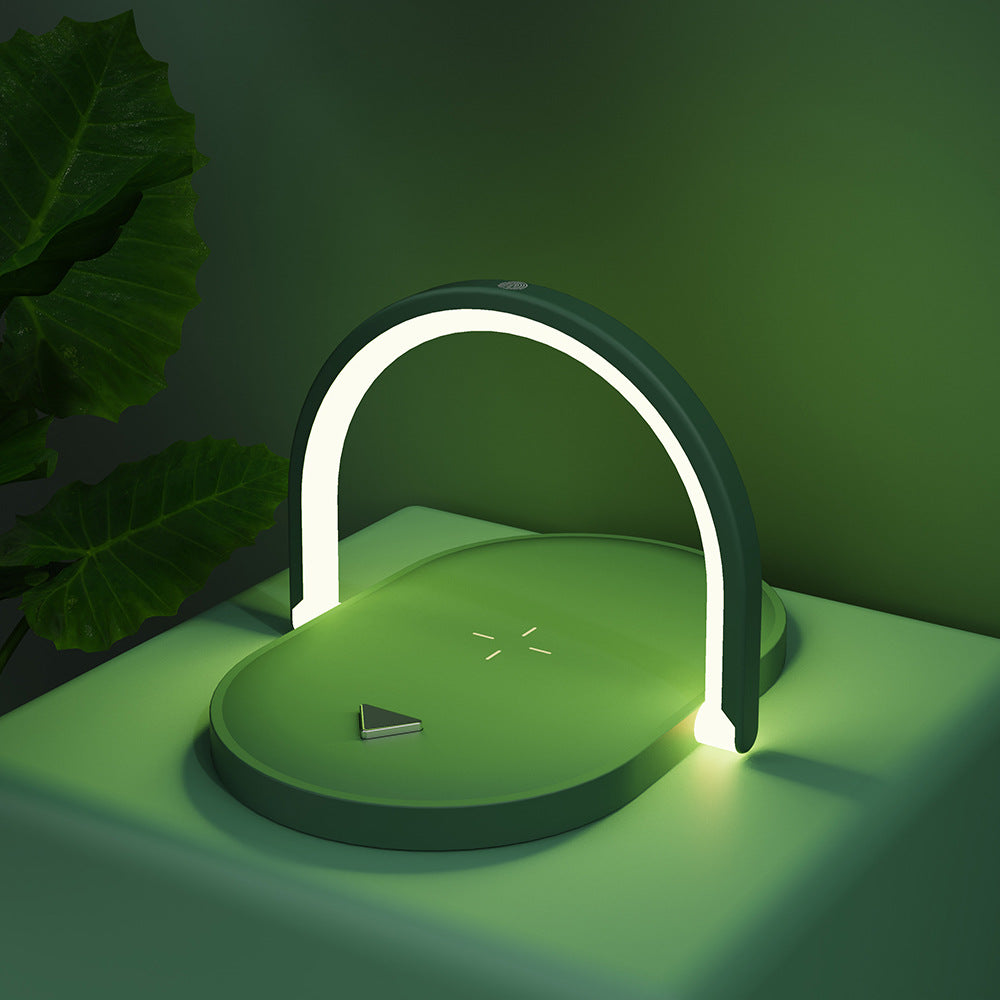 Foldable Night Light With Wireless Charging Station 15W Fast Charging