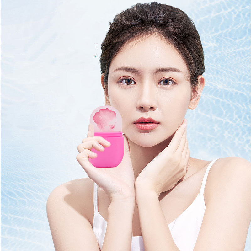 Ice Compression Silicone Ice Tray Facial Massage