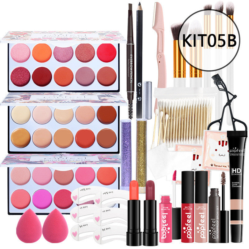 Makeup Set For Beginners Combination Of Concealer Eyeliner Eyebrow & Pencil.