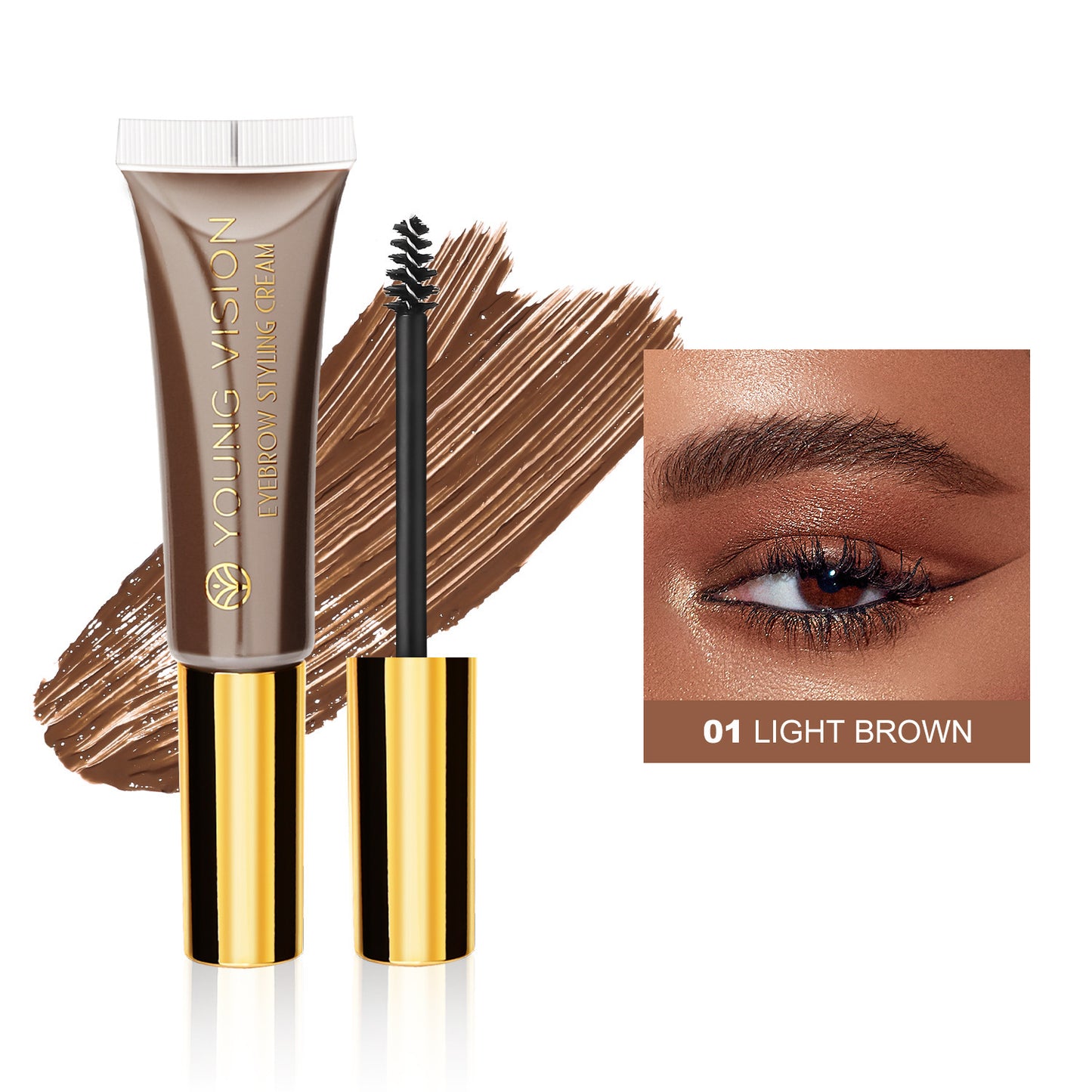 Eyebrow Cream Three-dimensional Setting Gel Solid Color