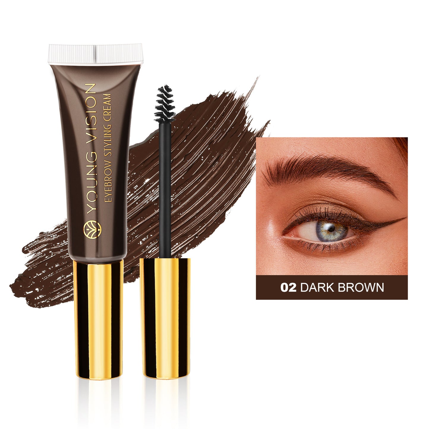 Eyebrow Cream Three-dimensional Setting Gel Solid Color