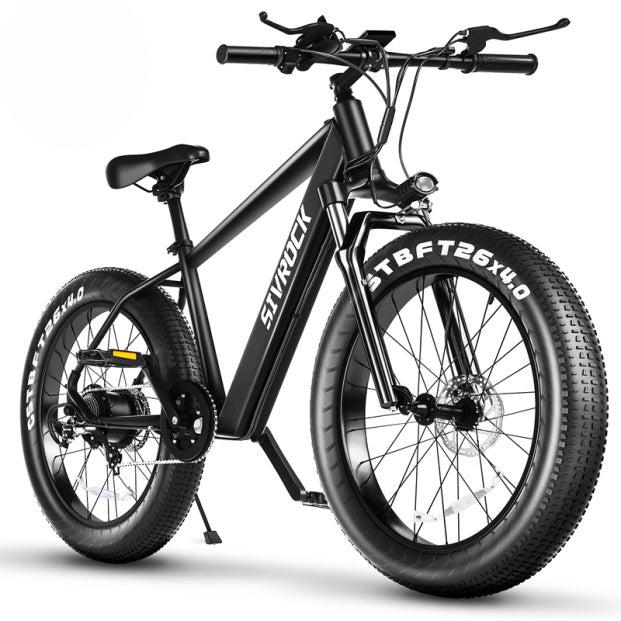“26’’ Fat Tire Electric Mountain Bike, 1000W Motor, UL Certified