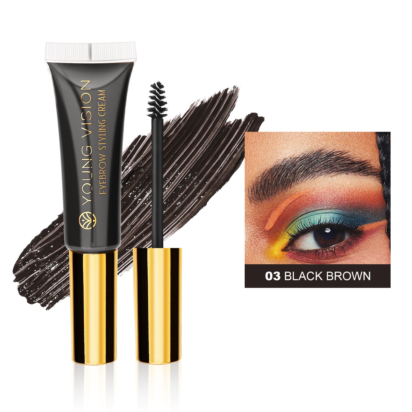 Eyebrow Cream Three-dimensional Setting Gel Solid Color