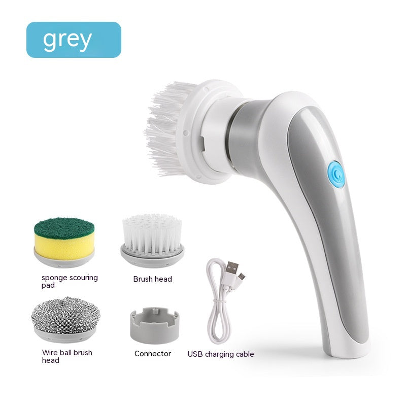 Electric Cleaning Spinning Scrubber Handheld Electric Cordless Cleaning Brush