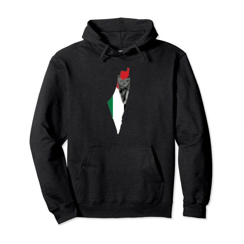 Cotton Palestine Pullover Warm Hoodie