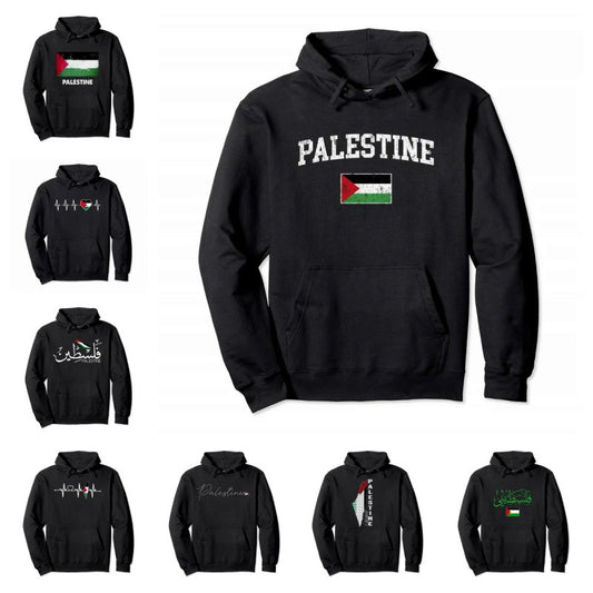 Cotton Palestine Pullover Warm Hoodie