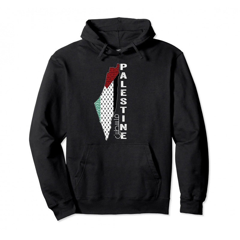 Cotton Palestine Pullover Warm Hoodie