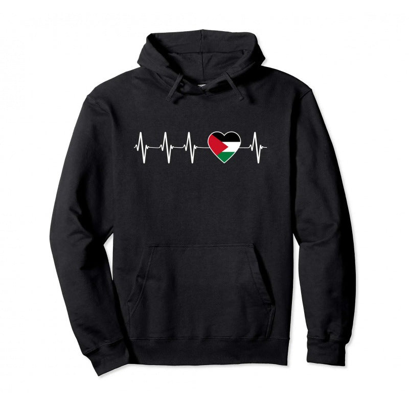 Cotton Palestine Pullover Warm Hoodie