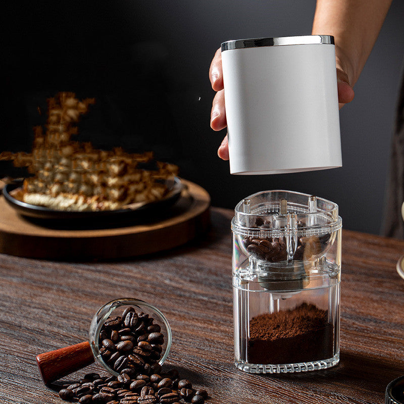 Electric Coffee Grinder Automatic Portable USB Rechargeable Crusher Kitchen Gadgets