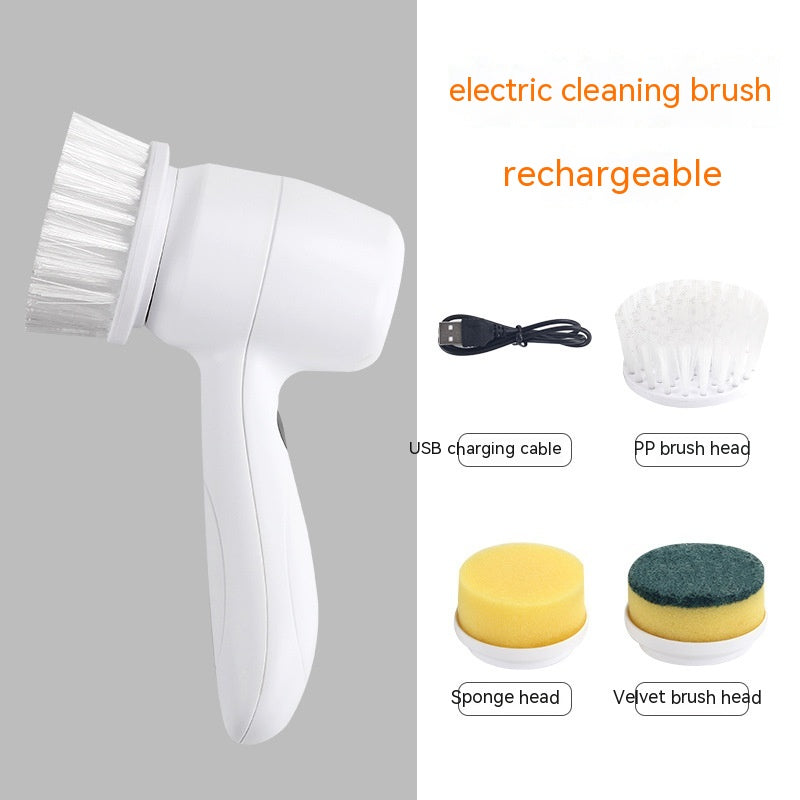 Electric Cleaning Spinning Scrubber Handheld Electric Cordless Cleaning Brush