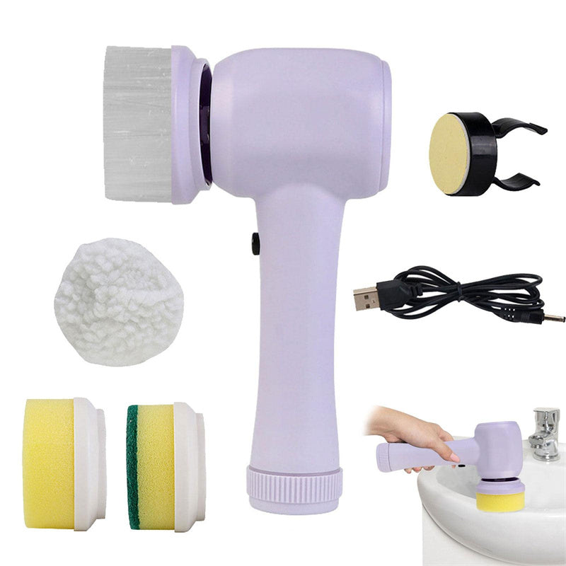 Electric Cleaning Spinning Scrubber Handheld Electric Cordless Cleaning Brush