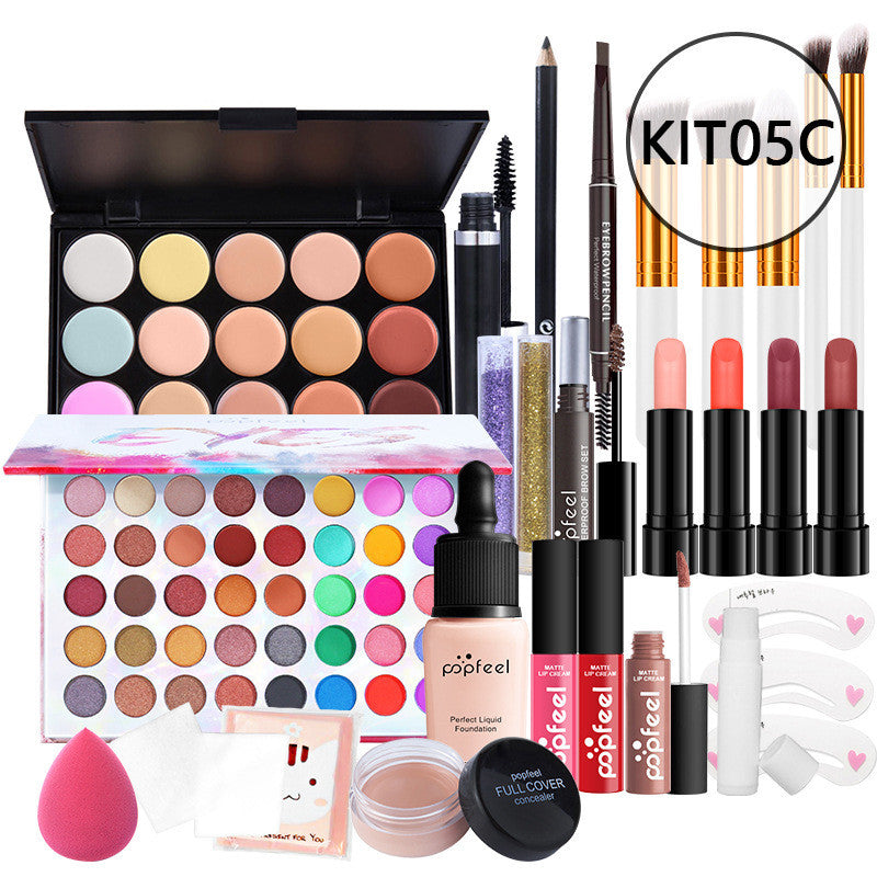 Makeup Set For Beginners Combination Of Concealer Eyeliner Eyebrow & Pencil.