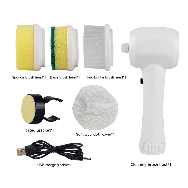 Electric Cleaning Spinning Scrubber Handheld Electric Cordless Cleaning Brush