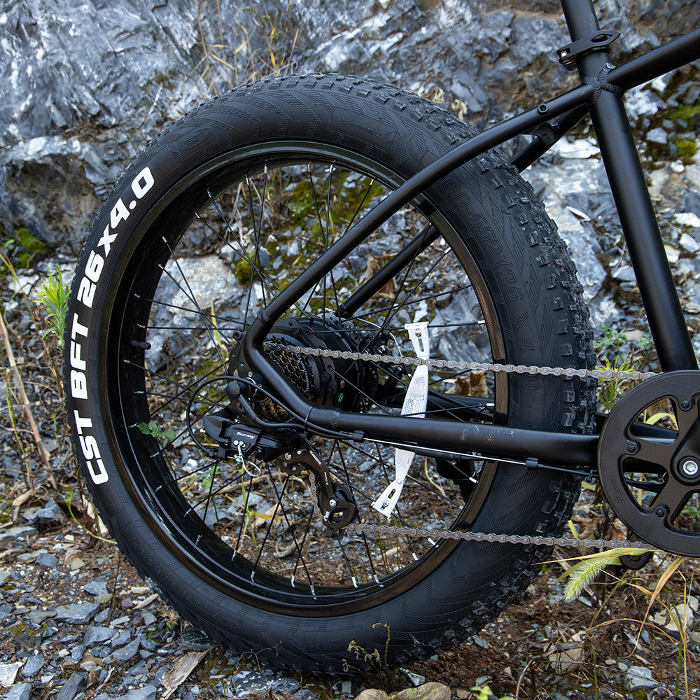 “26’’ Fat Tire Electric Mountain Bike, 1000W Motor, UL Certified